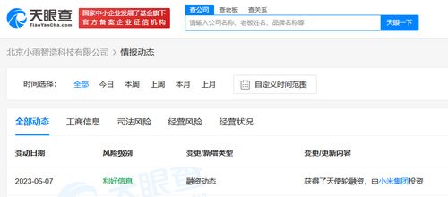 小米戰(zhàn)略投資小雨智造，深化人工智能軟件應用生態(tài)布局